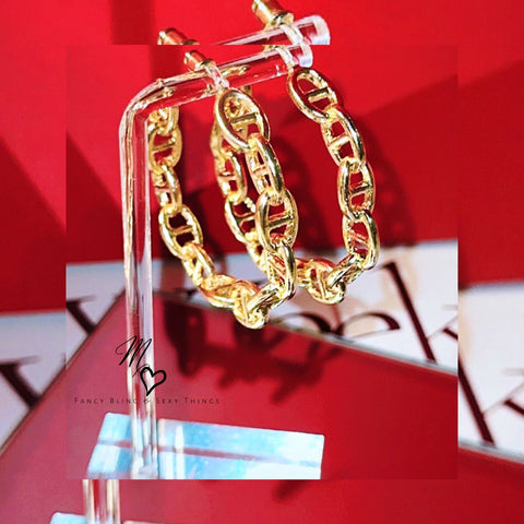 Luxe Link Earrings - Gold