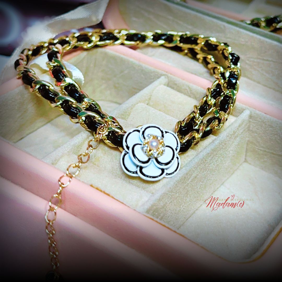 Le Fluer Choker - Blanc