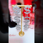 Get Money Earrings - Silver