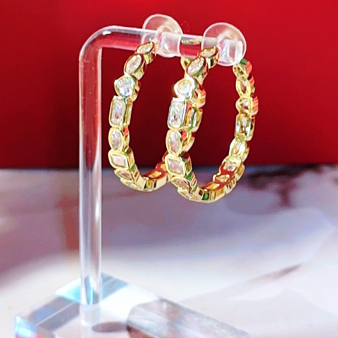 XOXO Hoop Earrings