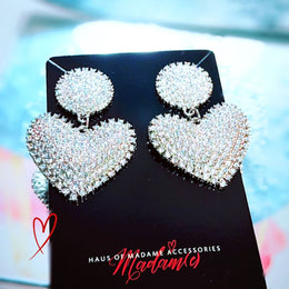 Heartbreaker Earrings - Silver