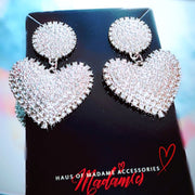 Heartbreaker Earrings - Silver