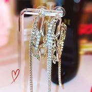 Diamond Drip Hoop Earrings