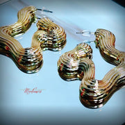 Liquid Curve Earring - Gold