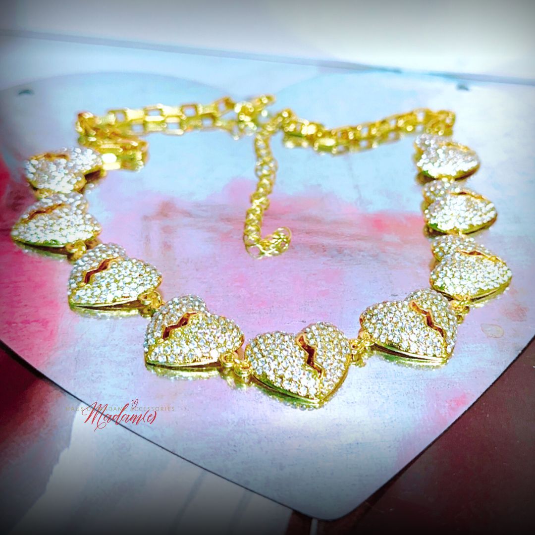 Heartbreaker Choker - Gold