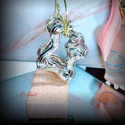 Liquid Curve Earring - Silver