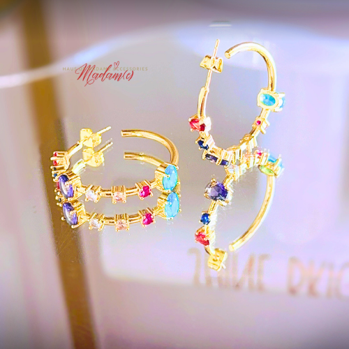 Candy Gem Hoops