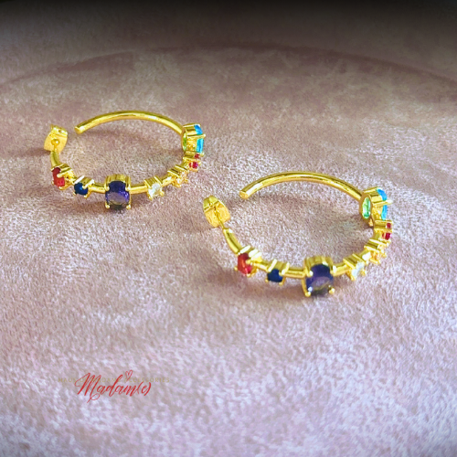 Candy Gem Hoops