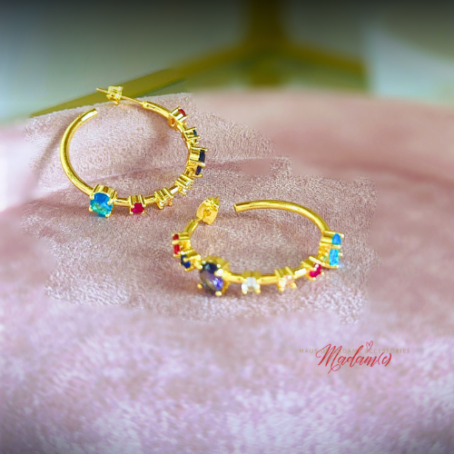 Candy Gem Hoops