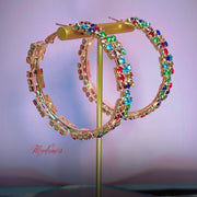 Cold Shoulder Hoops - Multi