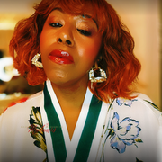 White Diamond Bamboo Hoops