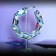 Diva Diamond Bamboo Hoops