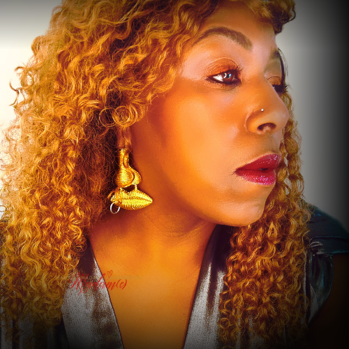 Golden Muse Drop Earrings