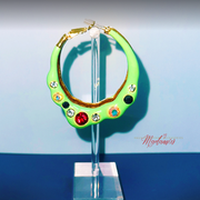 Graffiti Glam Drip Hoops