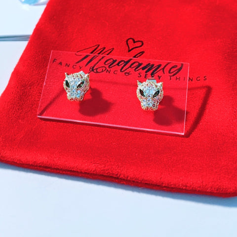 Lioness Stud Earrings