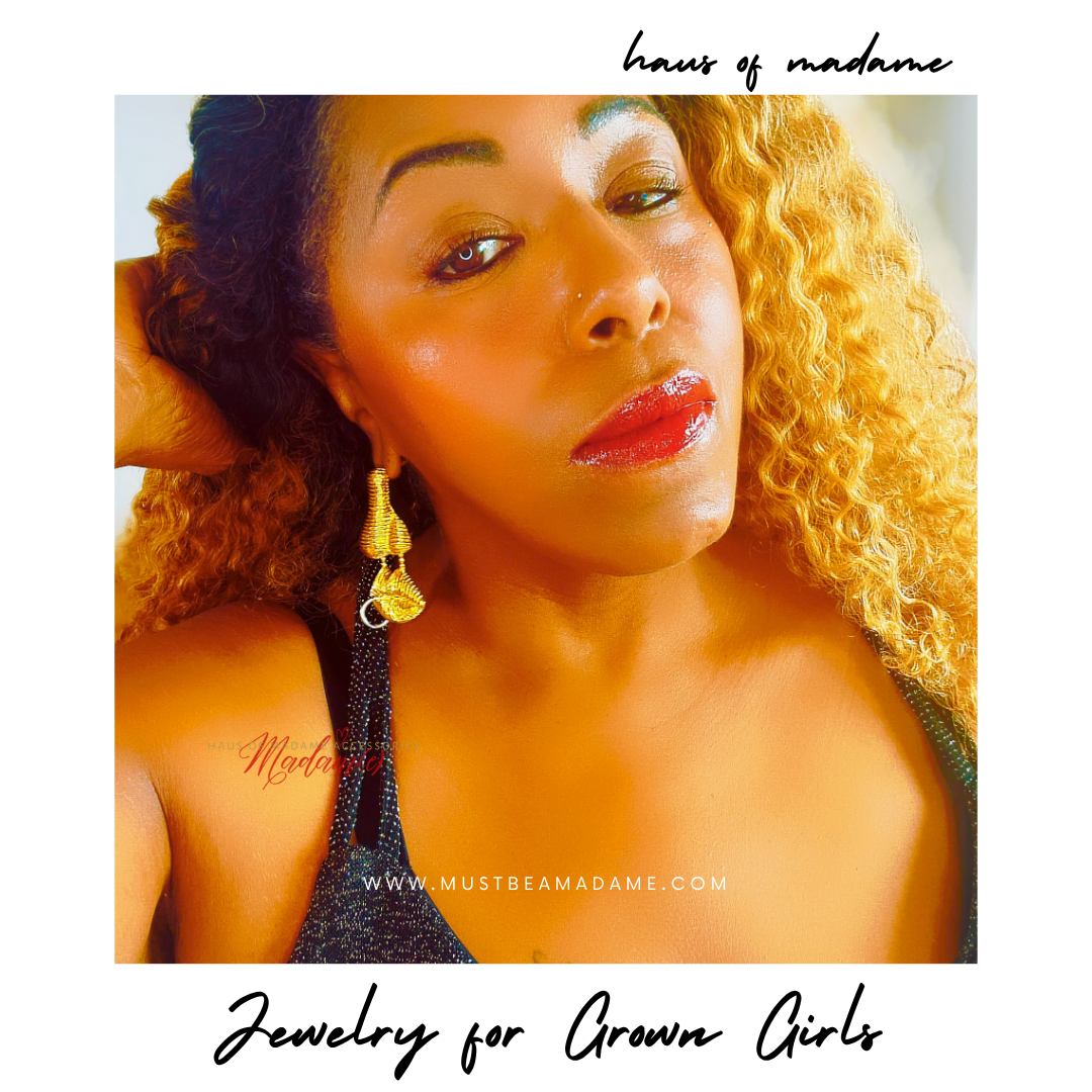 Golden Muse Drop Earrings