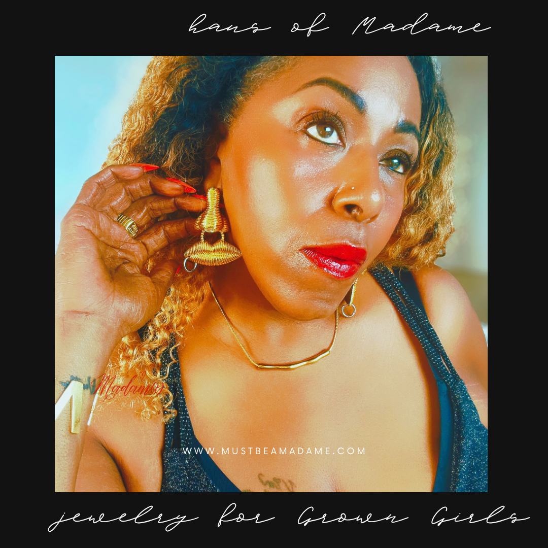Golden Muse Drop Earrings