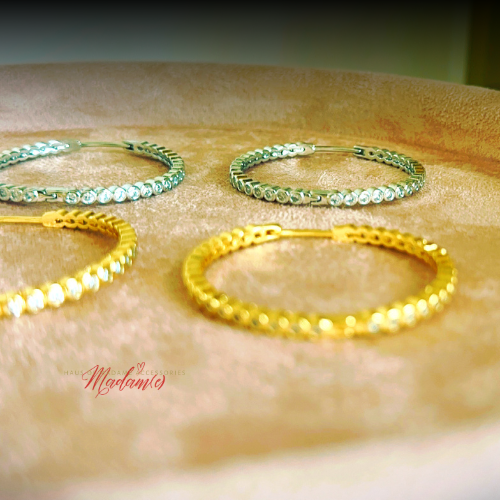 Skinny Jawn Diamond Hoops