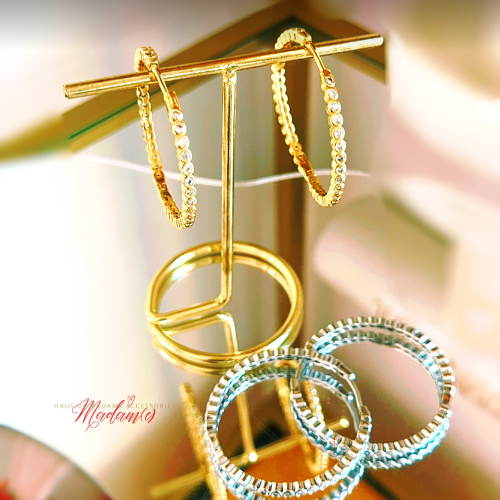 Skinny Jawn Diamond Hoops