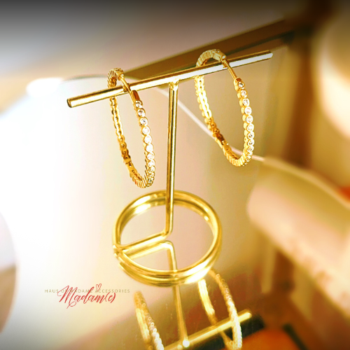 Skinny Jawn Diamond Hoops