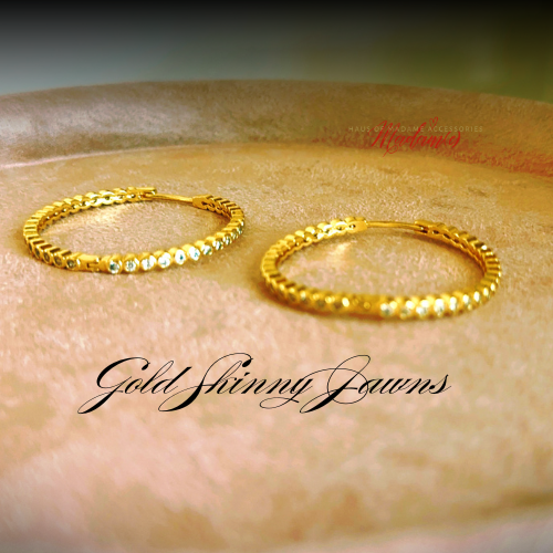 Skinny Jawn Diamond Hoops