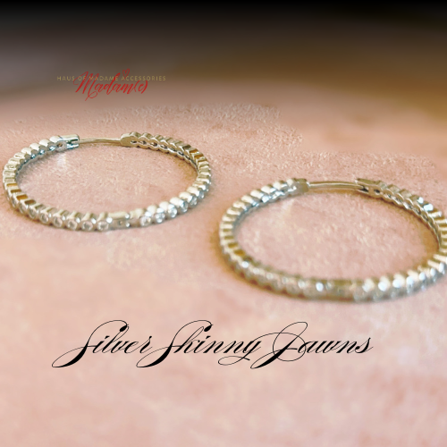 Skinny Jawn Diamond Hoops