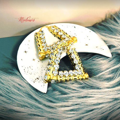 The Bezel Diamond Hoops