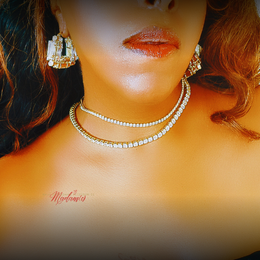 The Diamond Drip Tennis Choker