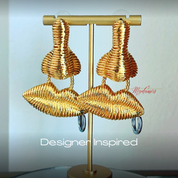 Golden Muse Drop Earrings