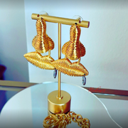Golden Muse Drop Earrings