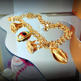 The Watch Me Wink Charm Necklace