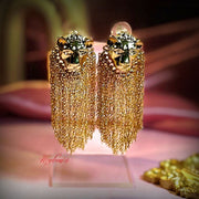 Lioness Drop Earrings - Gold