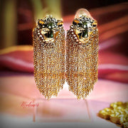 Lioness Drop Earrings - Gold