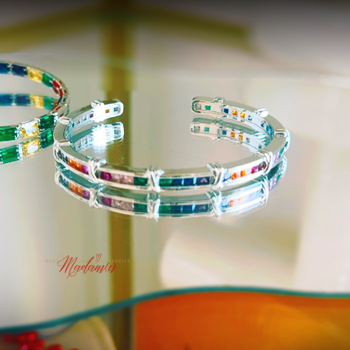 The Diamond Bamboo Cuff