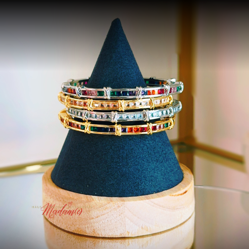 The Diamond Bamboo Cuff