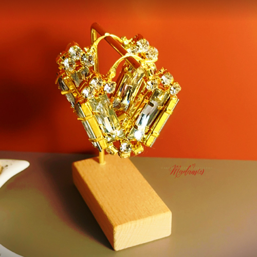 The Vixen Diamond Bamboo Hoops