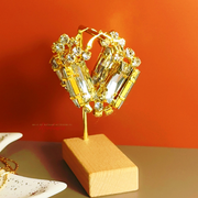 The Vixen Diamond Bamboo Hoops