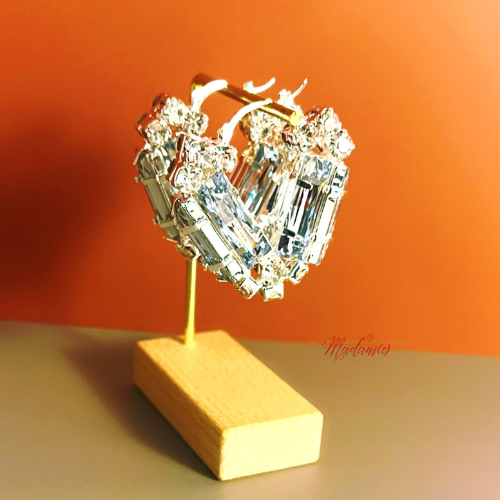 The Vixen Diamond Bamboo Hoops