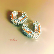 The Vixen Diamond Bamboo Hoops