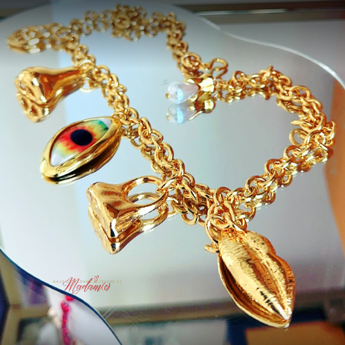 Golden Muse Drop Earrings