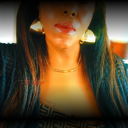 Liquid Curve Bar Necklace